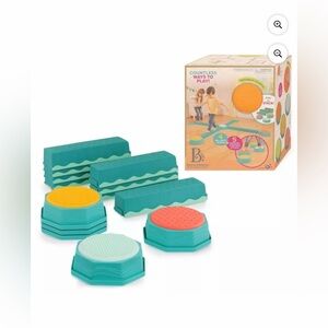 B. toys Sensory Balance Beams for Active Play Balance and Build Set